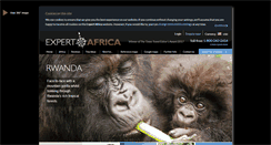 Desktop Screenshot of expertafrica.com